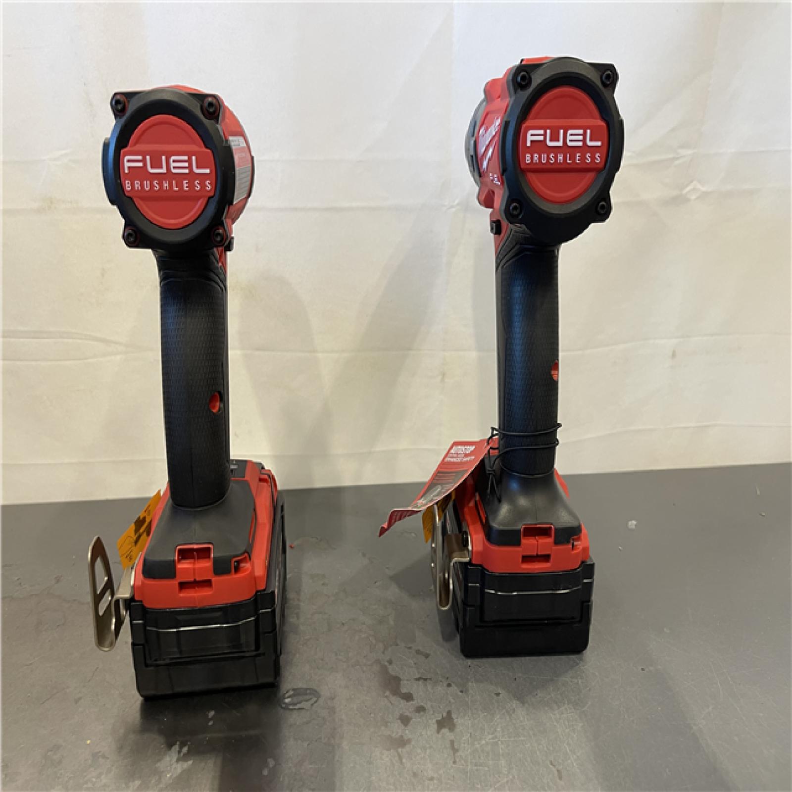 AS-IS- MILWAUKEE FUEL 18V Lithium-Ion Brushless Cordless Hammer Drill and Impact Driver Combo Kit