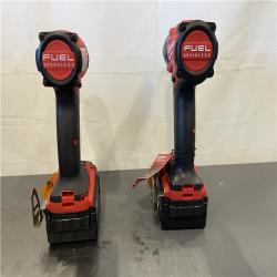 AS-IS- MILWAUKEE FUEL 18V Lithium-Ion Brushless Cordless Hammer Drill and Impact Driver Combo Kit