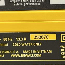 AS-IS DEWALT 2100 PSI 1.2 GPM 13 Amp Cold Water Electric Pressure Washer with Internal Equipment Storage