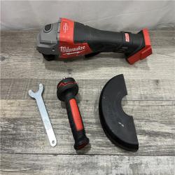 AS-IS Milwaukee FUEL 18-Volt Lithium-Ion Brushless Cordless 4-1/2 in./6 in. Braking Grinder with Paddle Switch (Tool-Only)