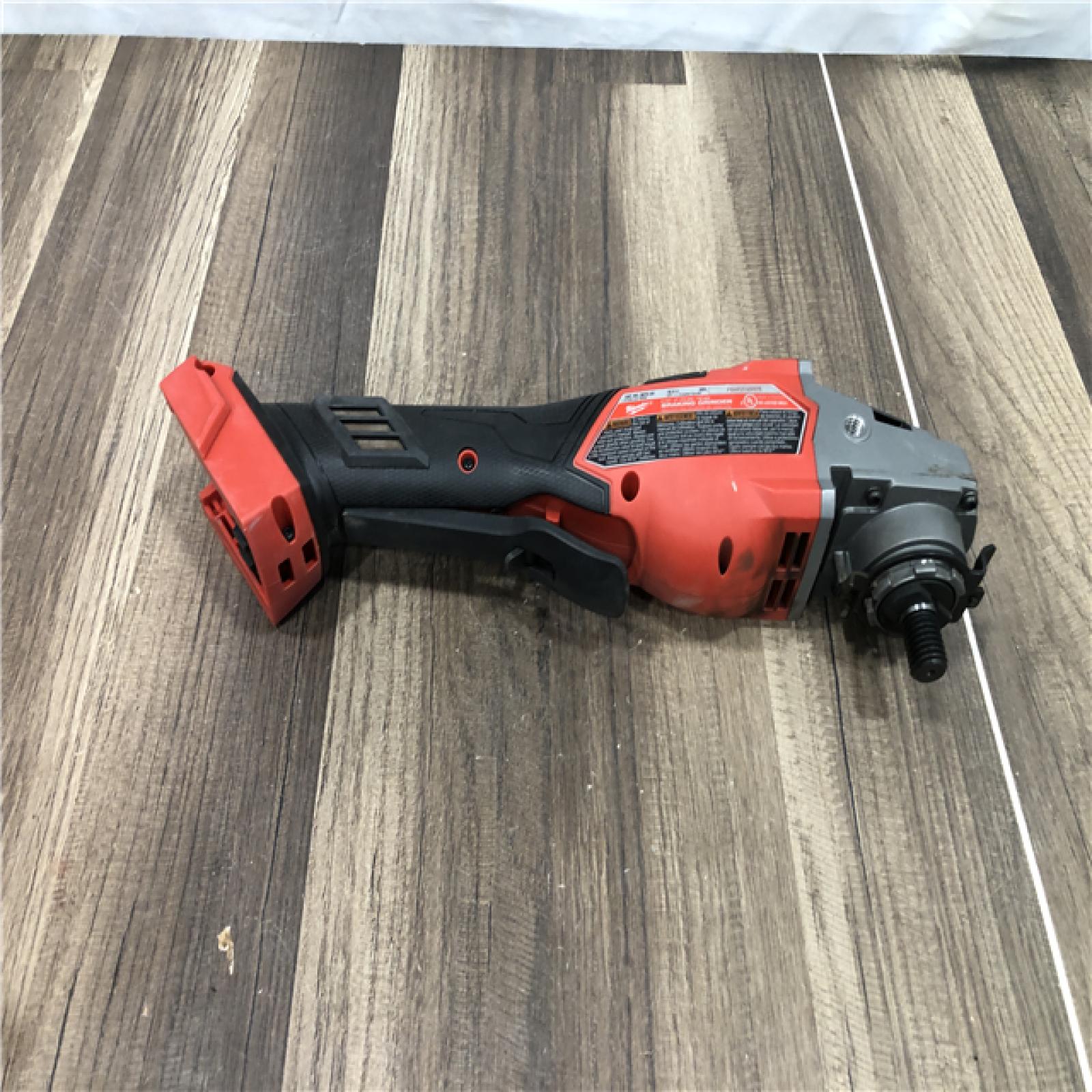 AS-IS Milwaukee FUEL 18-Volt Lithium-Ion Brushless Cordless 4-1/2 in./6 in. Braking Grinder with Paddle Switch (Tool-Only)