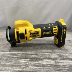 AS-IS DEWALT XR 20V Lithium-Ion Cordless Rotary Drywall Cut-Out Tool (Tool Only)