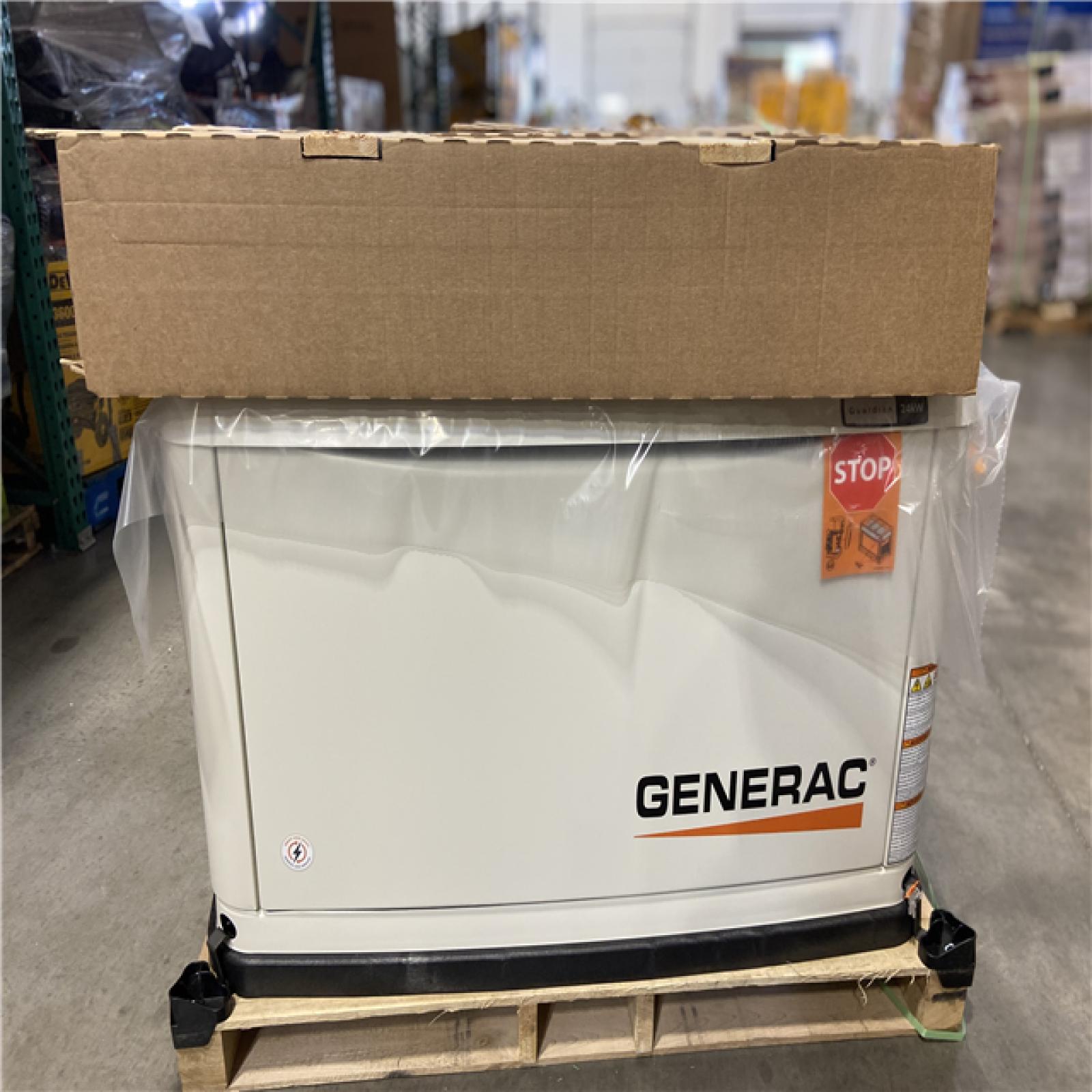 DALLAS LOCATION - Generac 24,000 Watt - Dual Fuel Air- Cooled Whole House Home Standby