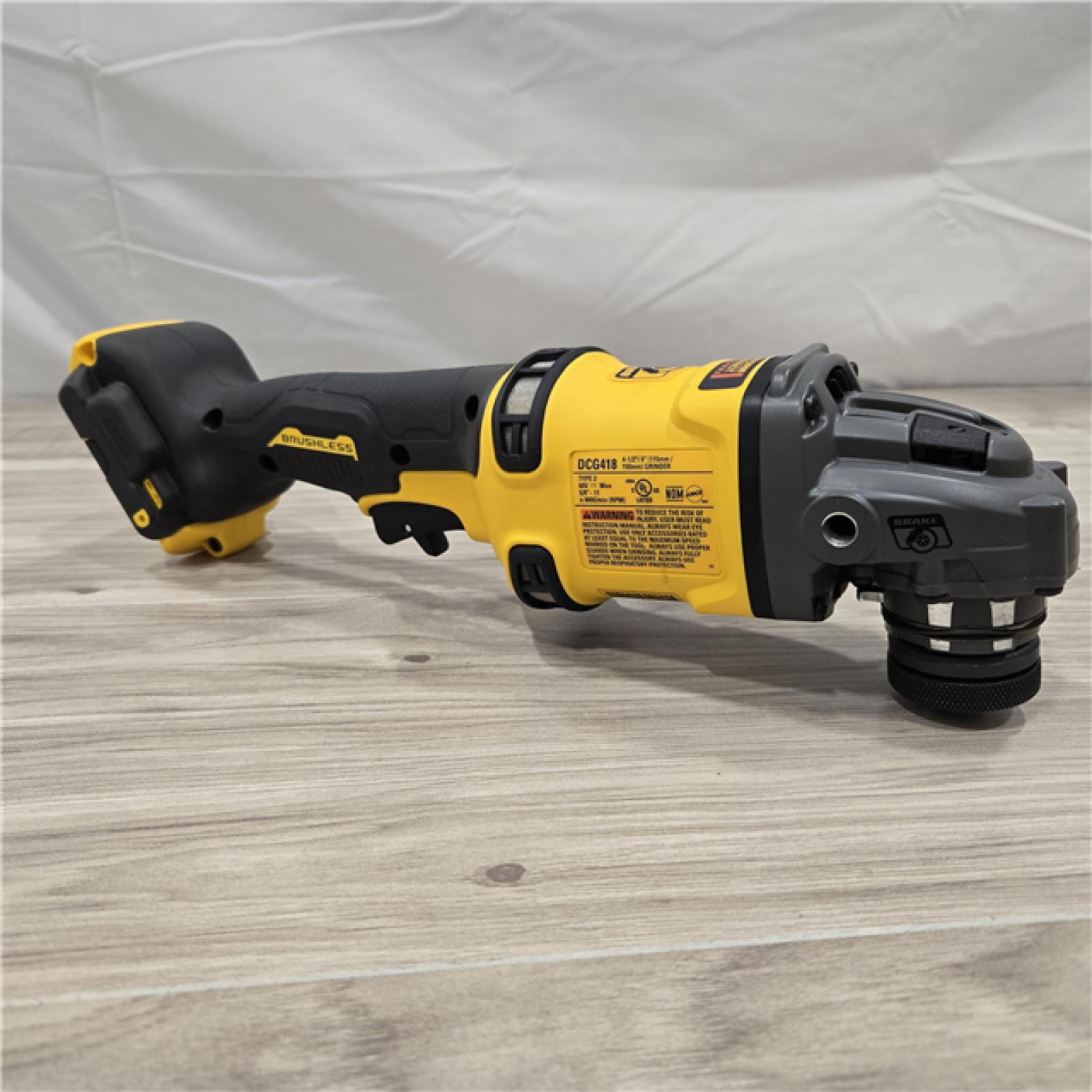 LIKE NEW! - DEWALT 60V MAX Small Angle Grinder with Kickback Brake (Tool Only)