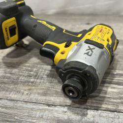 AS-IS DEWALT 20-Volt Maximum XR Lithium-Ion Cordless Brushless 1/4 in. 3-Speed Impact Driver Kit