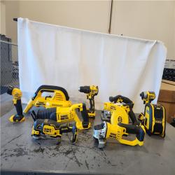 AS-IS- 20-Volt Max Lithium-Ion 10-Tool Cordless Combo Kit with Two 2.0 Ah Batteries  Charger and 2 Bags