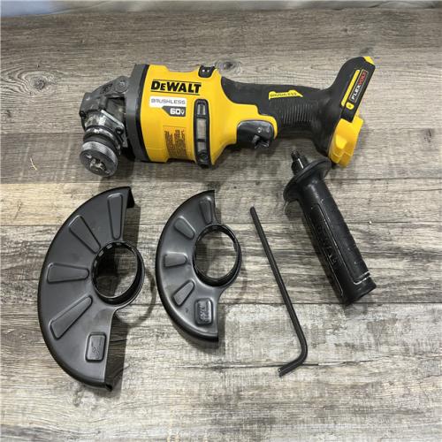 AS-IS DEWALT FLEXVOLT 60V MAX Cordless Brushless 4.5 in. to 6 in. Small Angle Grinder with Kickback Brake (Tool Only)