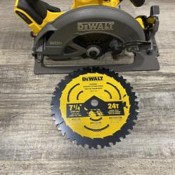 AS-IS DEWALT FLEXVOLT 60V MAX Cordless Brushless 7-1/4 in. Circular Saw with Brake (Tool Only)
