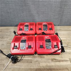 HOUSTON LOCATION - AS-IS MILWAUKEE DUAL BAY SIMULTANEOUS RAPID CHARGER QTY - 4