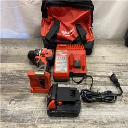 AS-IS Milwaukee 18V Lithium-Ion Brushless Cordless 1/2 in. Compact Drill/Driver Kit