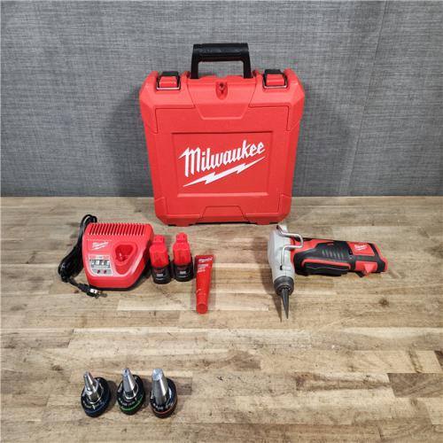 HOUSTON LOCATION - AS-IS M12 12-Volt Lithium-Ion Cordless PEX Expansion Tool Kit with (2) 1.5 Ah Batteries  (3) Expansion Heads and Hard Case