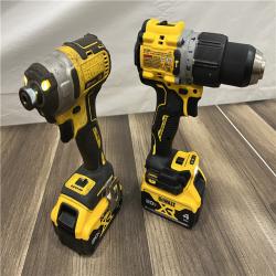 GOOD DEWALT 20V MAX XR Hammer Drill and ATOMIC Impact Driver 2 Tool Cordless Combo Kit with (2) 4.0Ah Batteries, Charger, and Bag