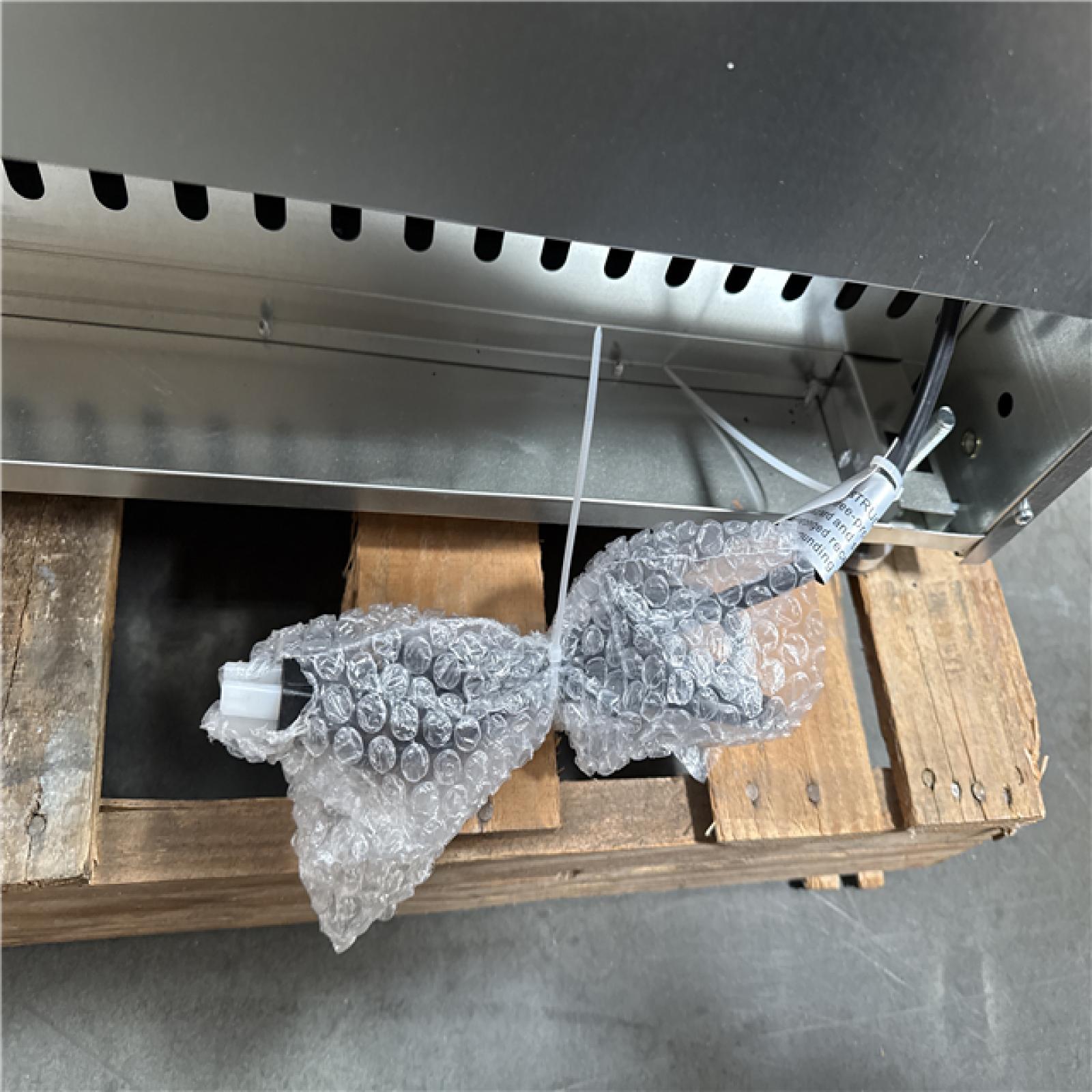 California AS-IS Duro 36 in 6-Burner Gas Range in Stainless Steel with Convection Oven Model FF3618; (Small dents on side)