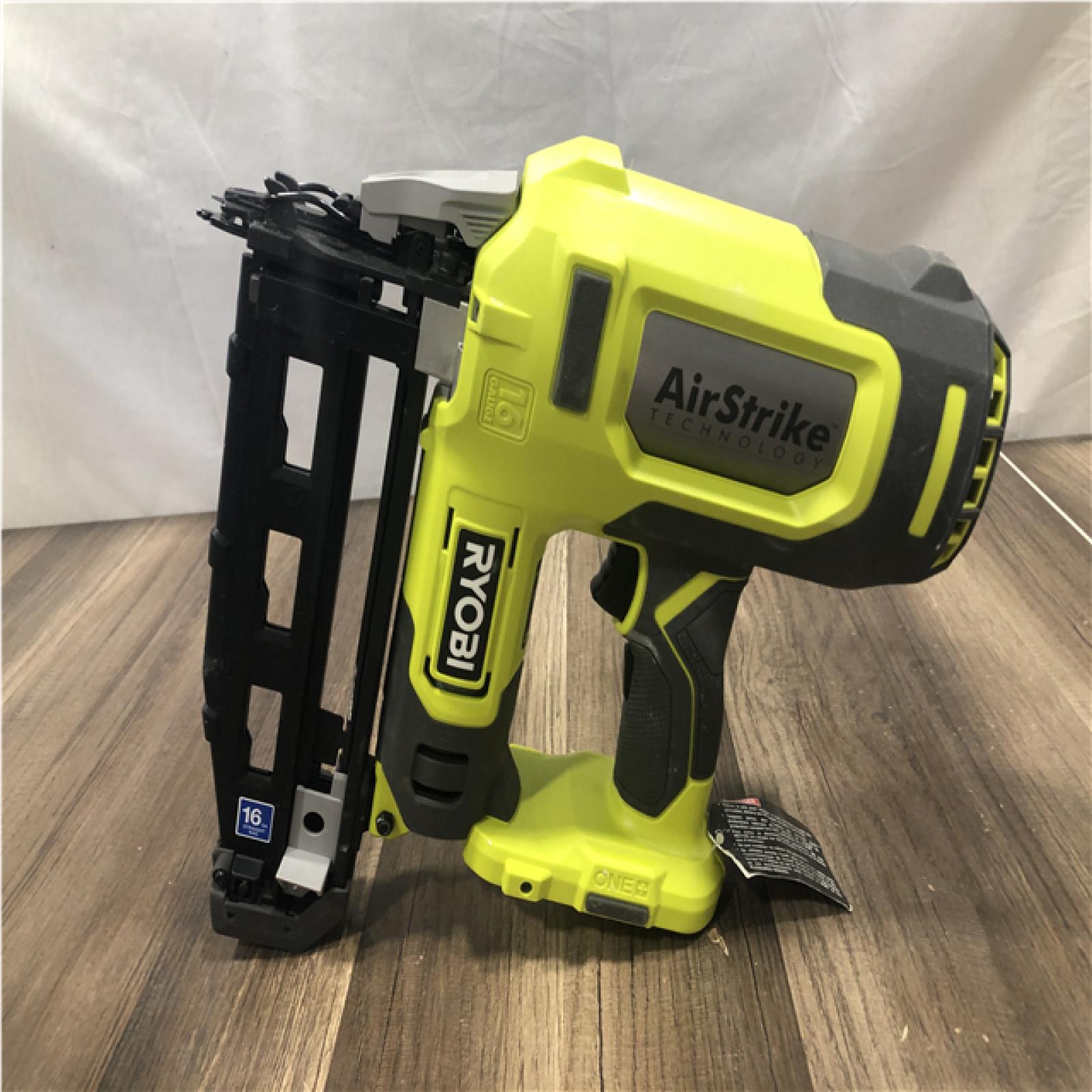 AS-IS RYOBI ONE+ 18V AirStrike 16-Gauge Cordless Finish Nailer (Tool Only)