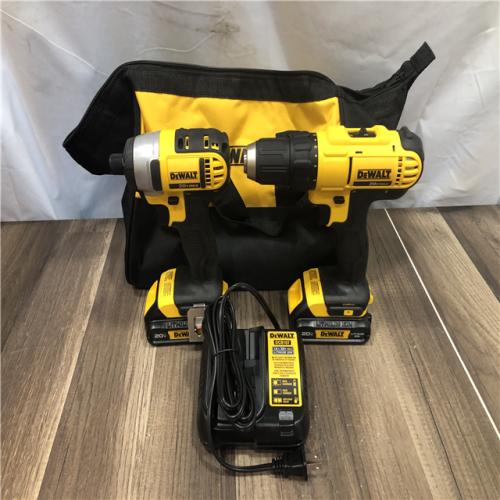AS-IS DEWALT 20V MAX Cordless Drill/Impact 2 Tool Combo Kit