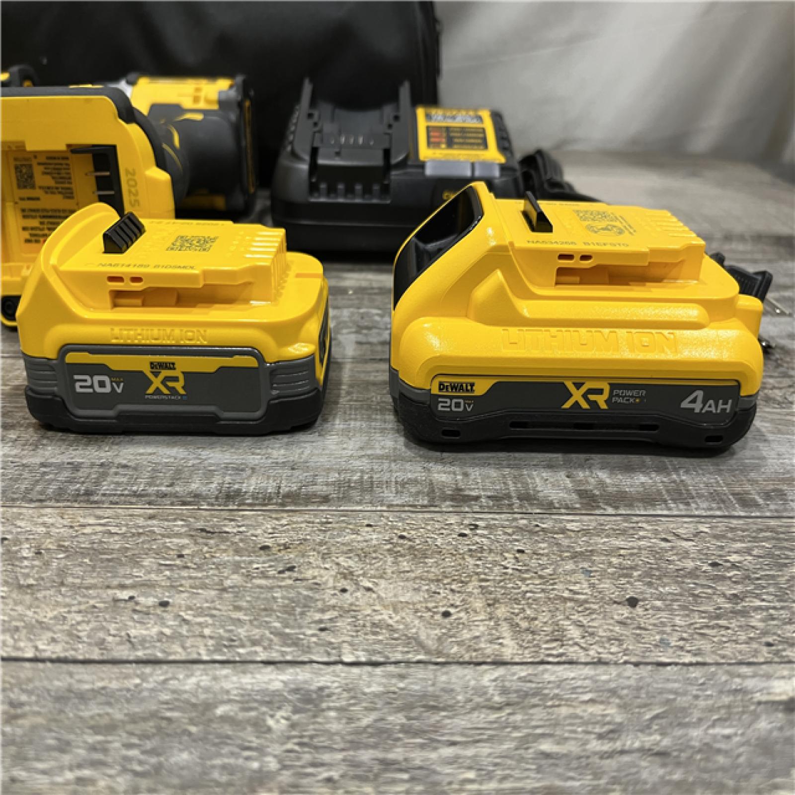 AS-IS DEWALT 20V XR Lithium-Ion Cordless 2-Tool Combo Kit