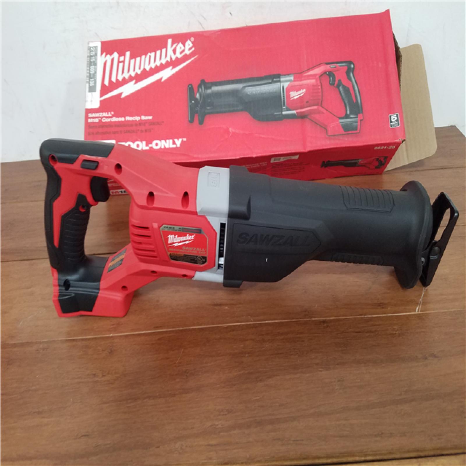 California NEW Milwaukee Sawzall M18 Cordless Recip Saw (Tool Only)