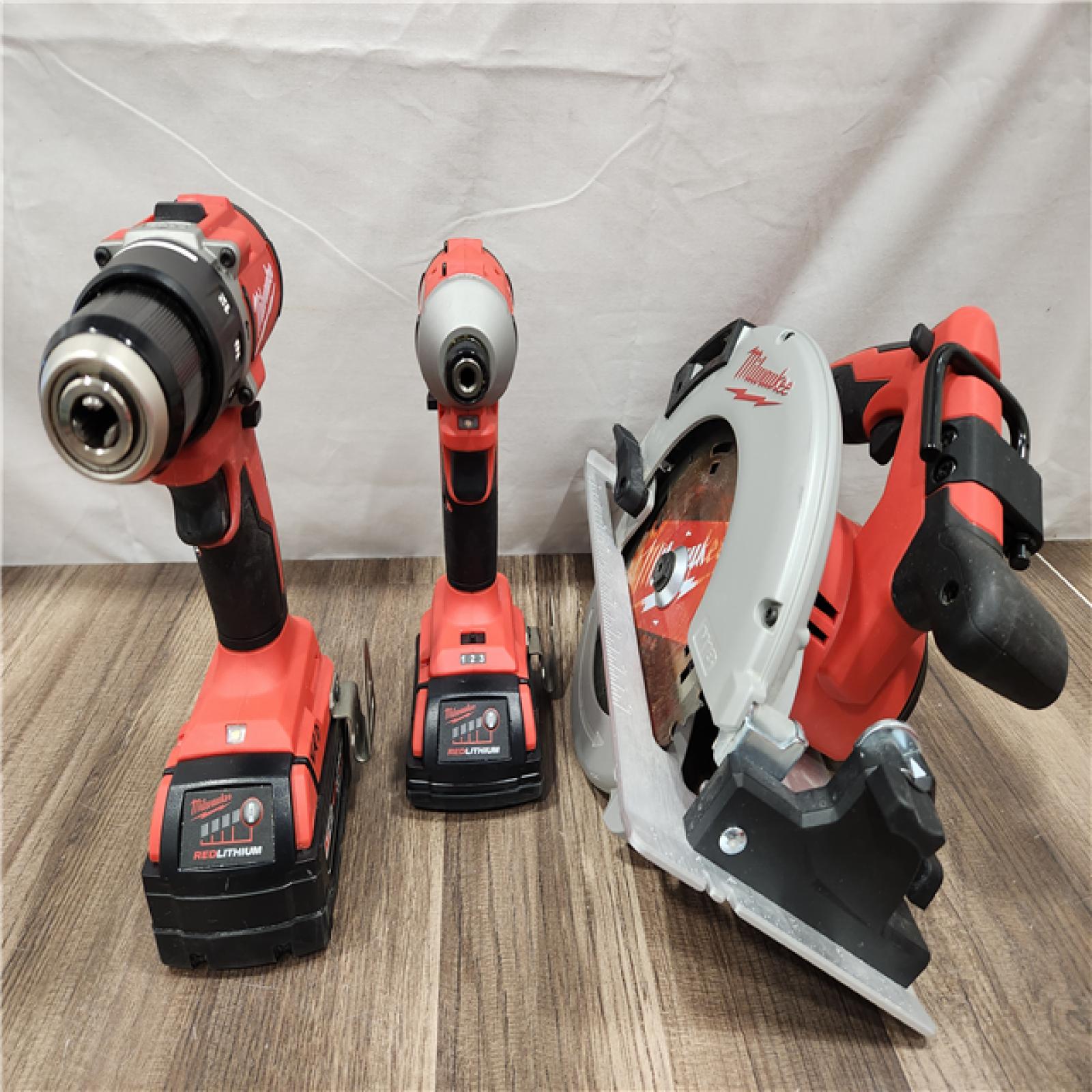 AS-IS- Milwaukee M18 4-Tool Combo Kit