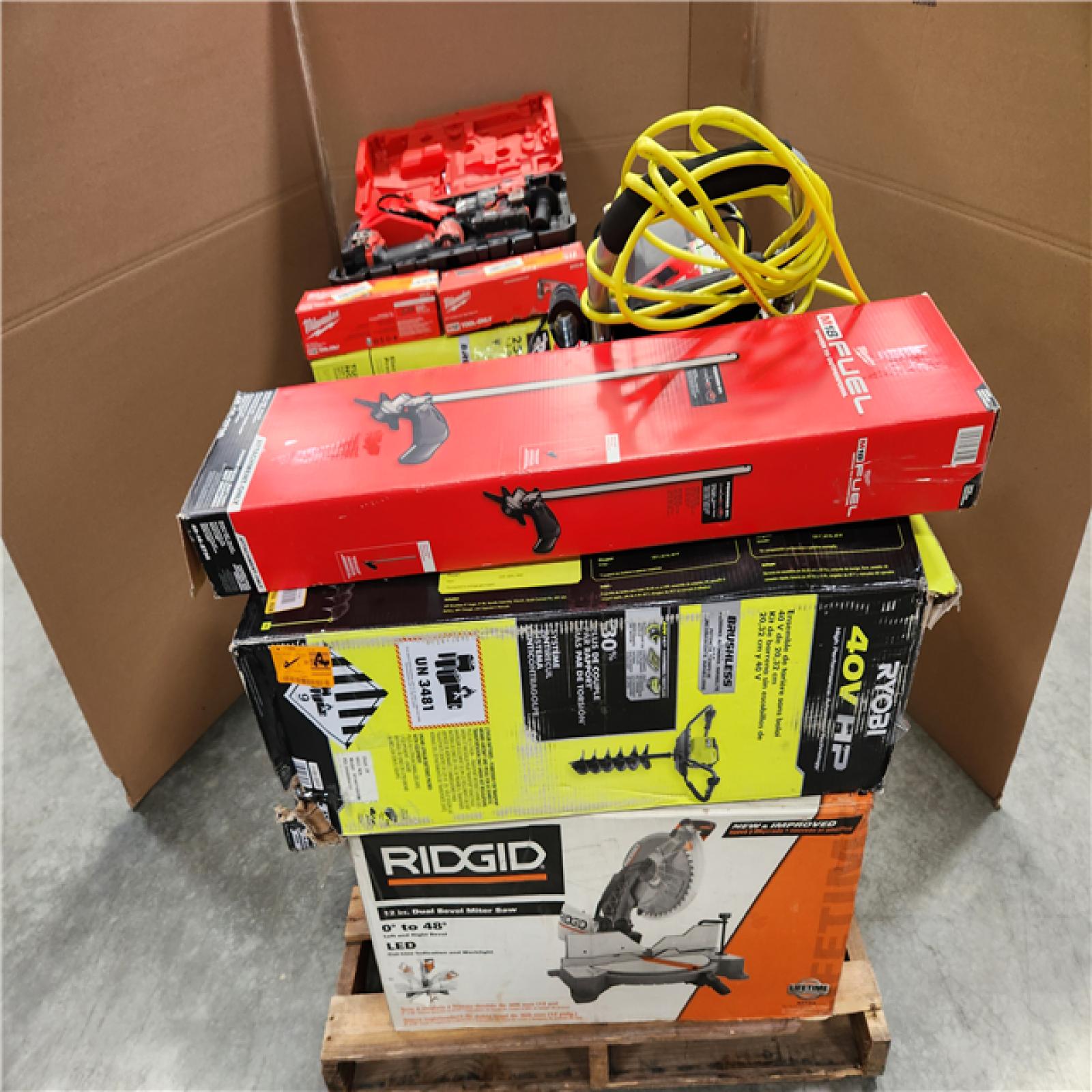 CALIFORNIA  AS-IS TOOL PALLET