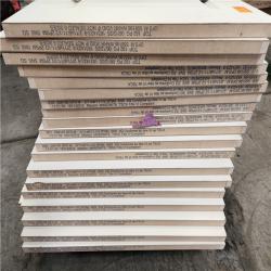Phoenix Location Masonite 30 in. x 80 in. No Panel Primed White Smooth Flush Hardboard Hollow Core Composite Interior Door Slab (22-Doors