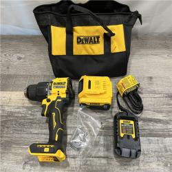 AS-IS DEWALT ATOMIC 20V Lithium-Ion Cordless 1/2 in. Hammer Drill Kit