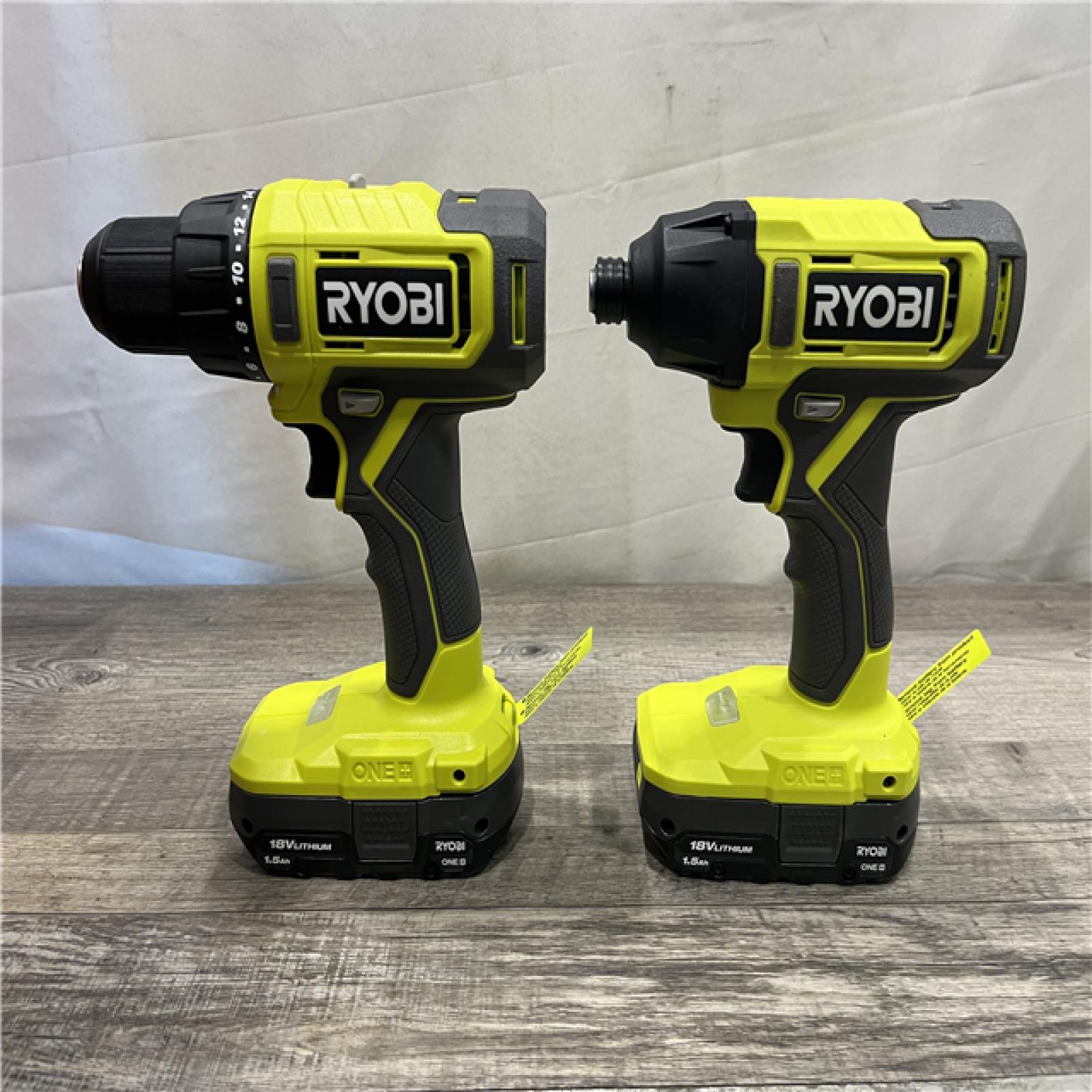 AS-IS RYOBI ONE+ 18V Cordless 2-Tool Combo Kit