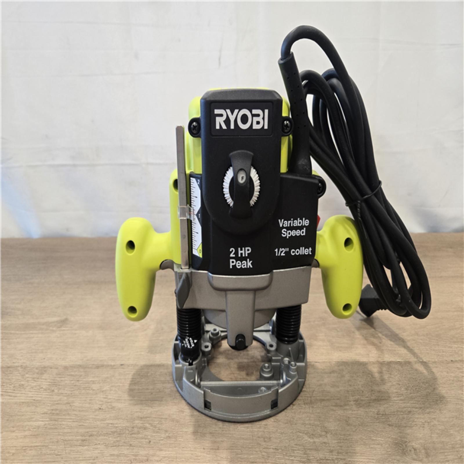 AS-IS RYOBI 10 Amp 2 HP Plunge Base Corded Router