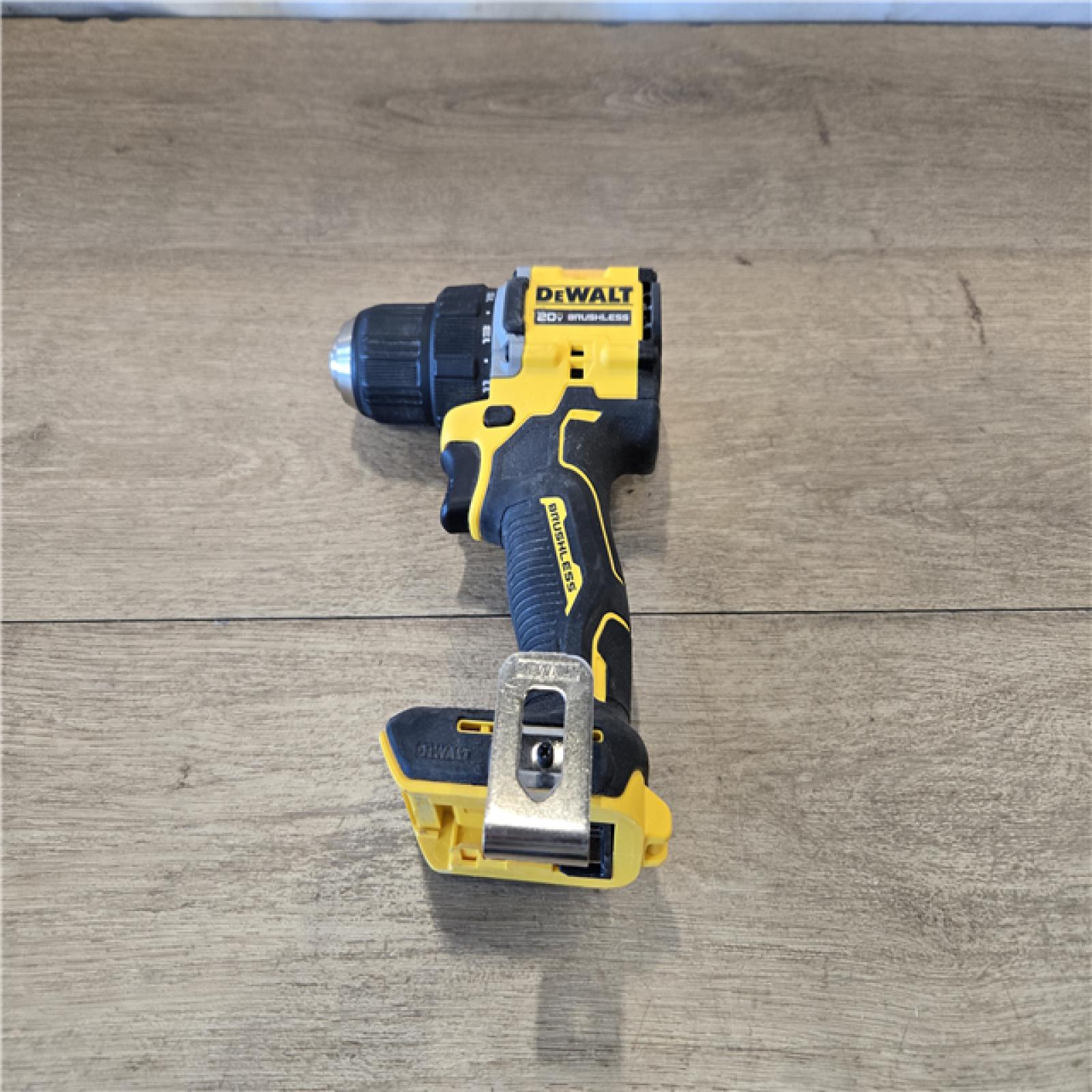 AS-IS DEWALT ATOMIC 20V MAX Cordless 1/2 in. Drill Driver (Tool-Only)