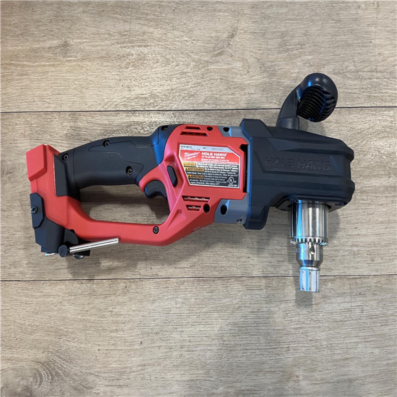 AS-IS Milwaukee FUEL GEN II 18V Lithium-Ion Brushless Cordless 1/2 in. Hole Hawg Right Angle Drill (Tool-Only)