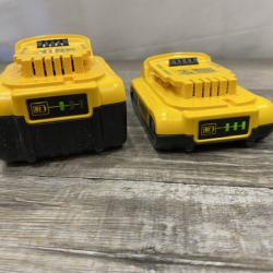 AS-IS DEWALT 20V MAX Lithium-Ion Battery Kit with 5.0Ah and 2.0Ah Battery and Charger