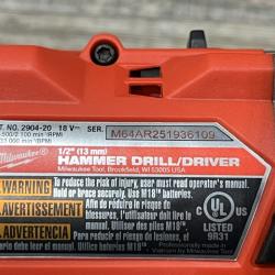 NEW - Milwaukee FUEL 18V Lithium-Ion Brushless Cordless Hammer Drill and Impact Driver Combo Kit