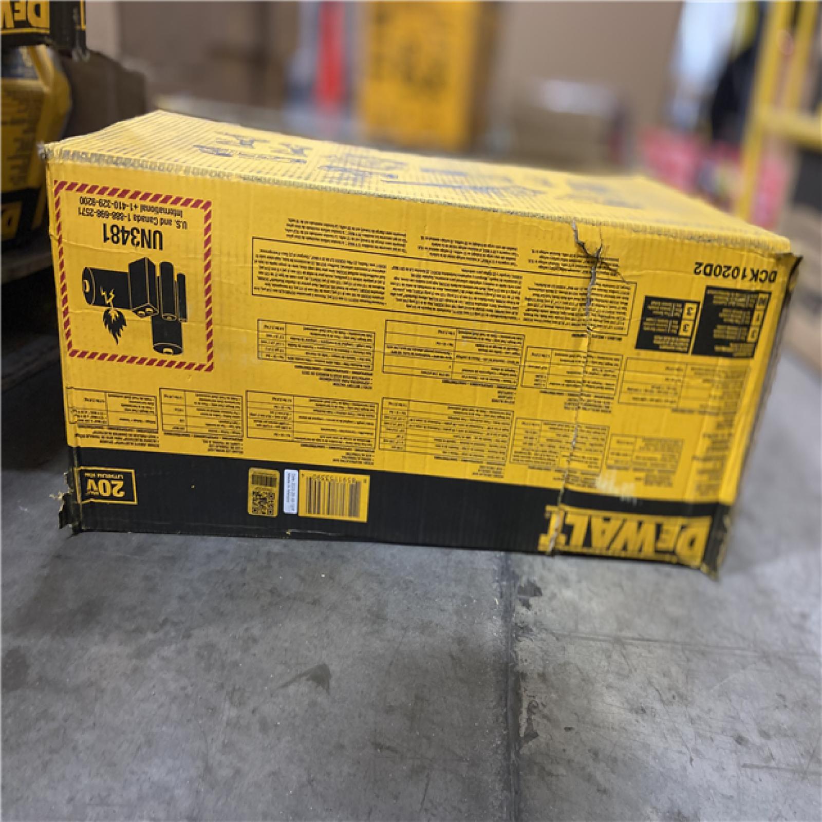 AS-IS DEWALT 20V MAX Cordless 10 Tool Combo Kit with (2) 20V 2.0Ah Batteries, Charger, and Bag