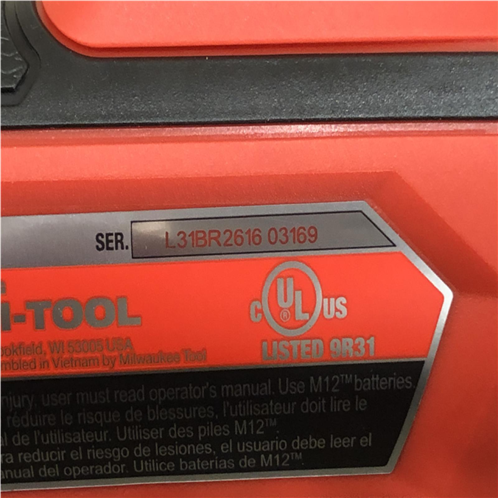 AS-IS Milwaukee FUEL 12V Lithium-Ion Cordless Oscillating Multi-Tool (Tool-Only)