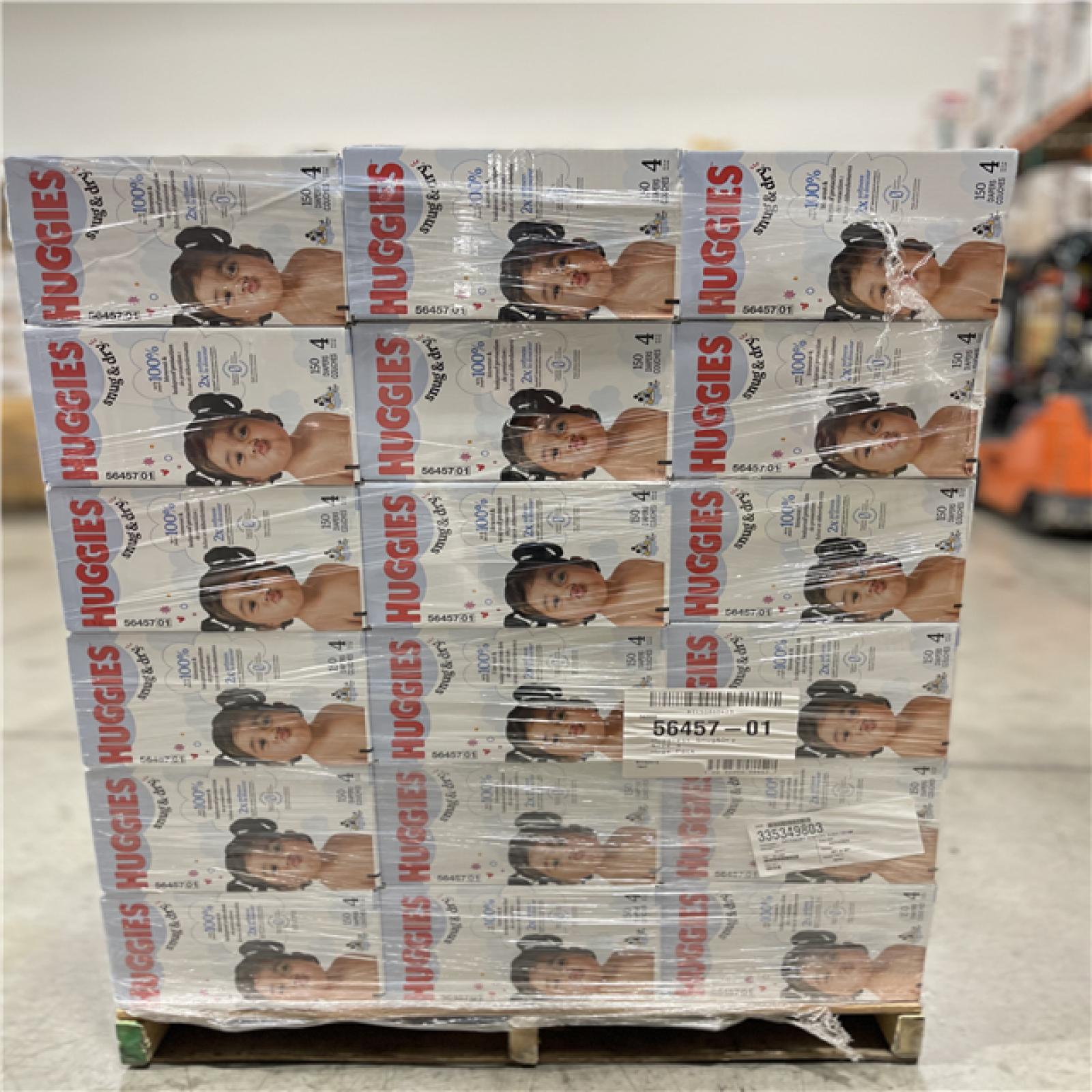 DALLAS LOCATION - Huggies Size 4 Diapers  Snug & Dry Baby PALLET-(36 CASES)