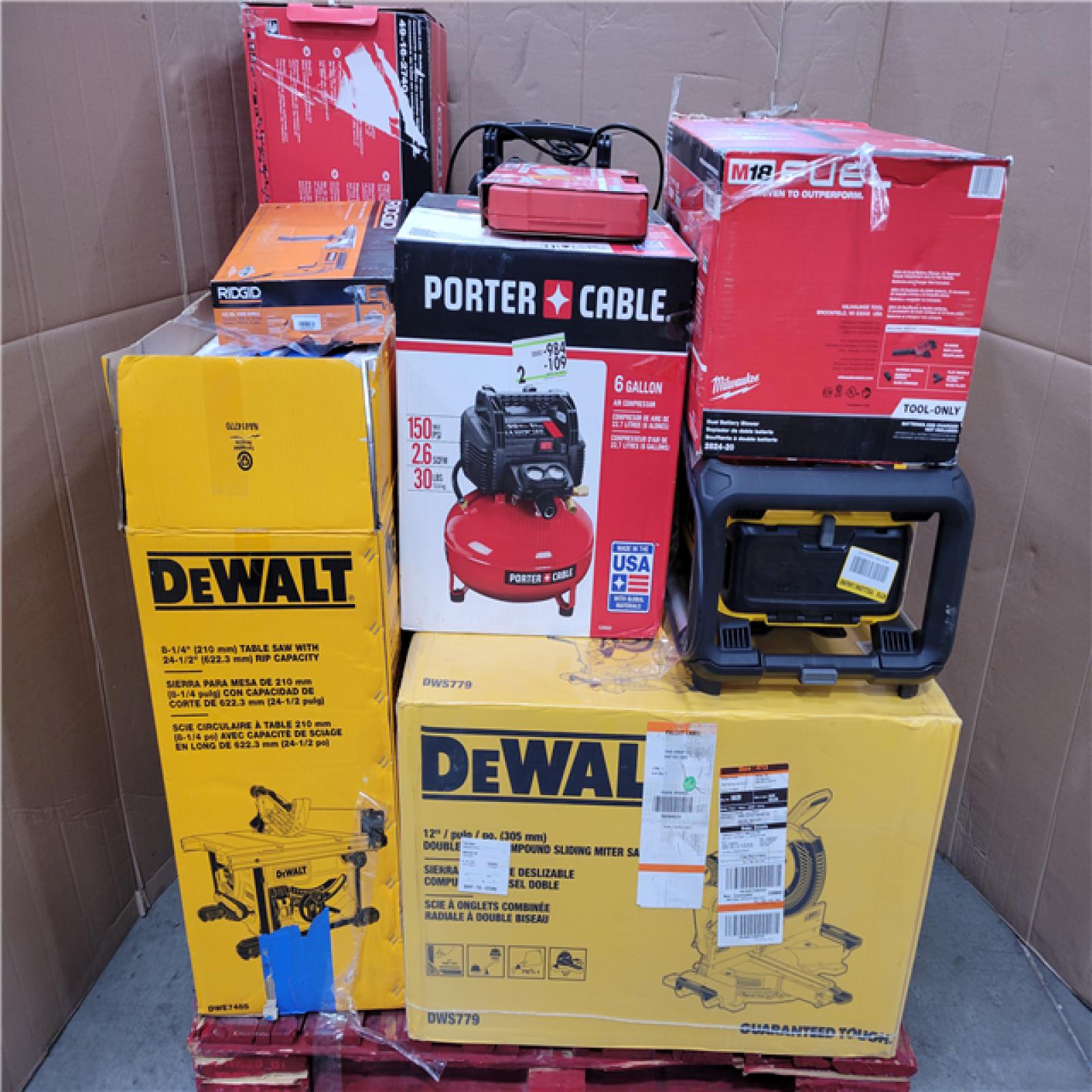 CALIFORNIA AS-IS TOOL PALLET