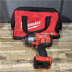 Houston Location AS-IS Milwaukee FUEL 18V Lithium-Ion Brushless Cordless 1/2 in. Impact Wrench with Friction Ring (Tool-Only)