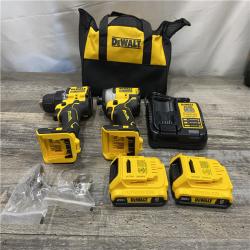 AS-IS DEWALT ATOMIC 20-Volt MAX Lithium-Ion Cordless Combo (2-Tool) Kit