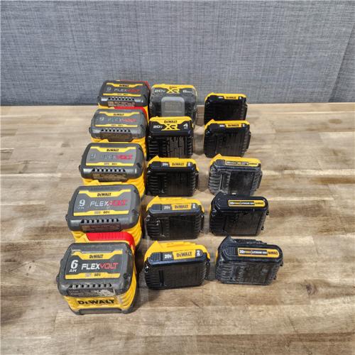 HOUSTON LOCATION - AS-IS DEWALT BATTERY PACK QTY - 15