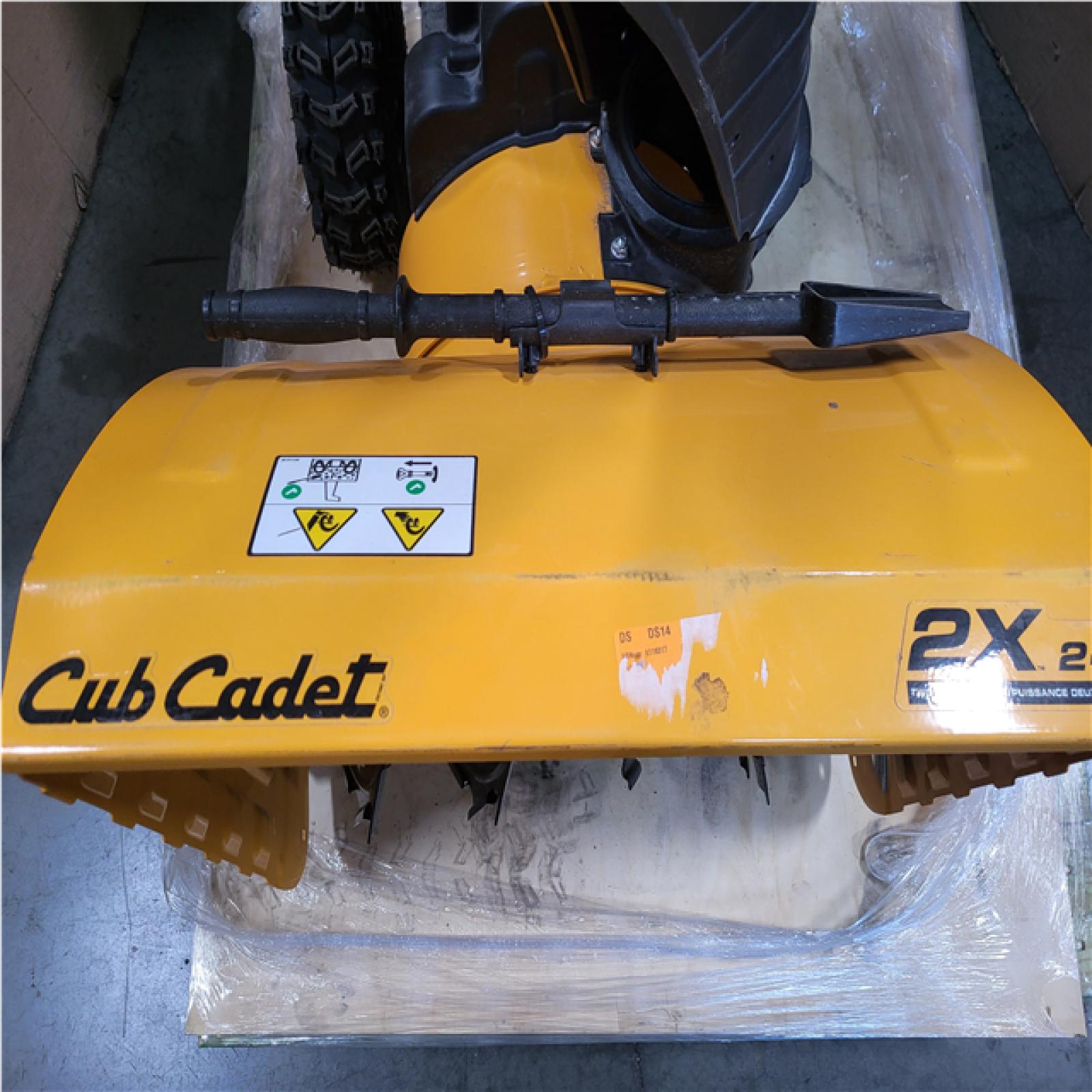 CALIFORNIA AS-IS CUB CADET 2X 24 SNOW BLOWER