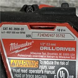 AS-IS Milwaukee 18V Lithium-Ion Cordless Drill Driver/Impact Driver Combo Kit
