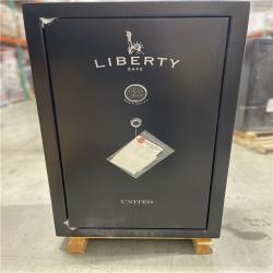 DALLAS LOCATION - LIBERTY SAFE United 36-Gun 60-Minutes Fire Rating EMP E-Lock  60.5 in. H x 36 in. W x 22 in. D  Black Gun Safe