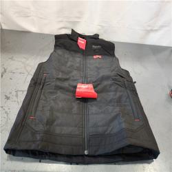 AS-IS- Men's Medium M12 12V Lithium-Ion Cordless AXIS Black Heated Vest (Vest Only)