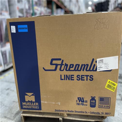 DALLAS LOCATION - Mueller Industries 3/8 In X 3/4 In X 3/4 In X 35 Ft Air Conditioner Line Set PALLET-(5 UNITS)