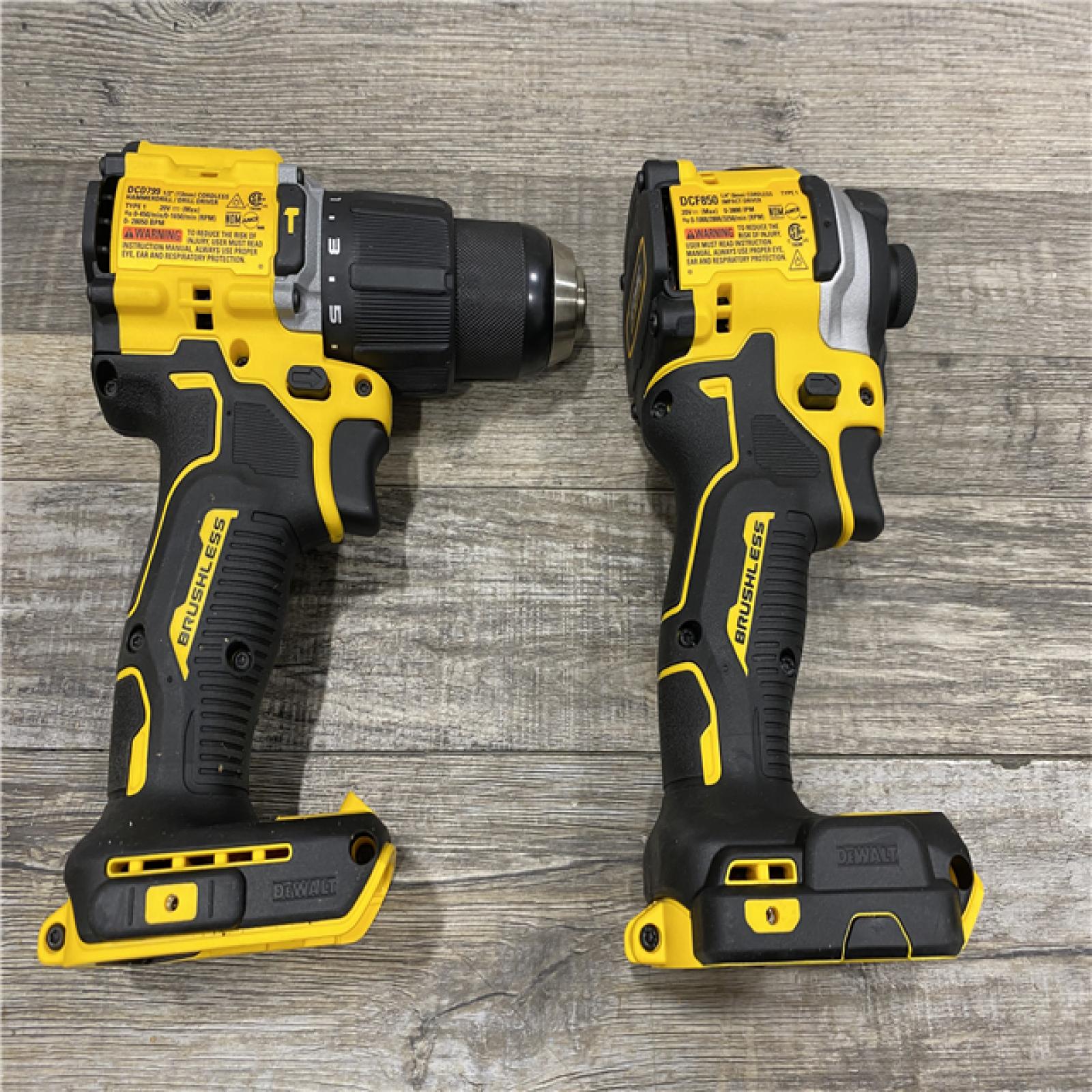 AS-IS DEWALT ATOMIC 20V MAX Lithium-Ion Cordless 2-Tool Combo Kit