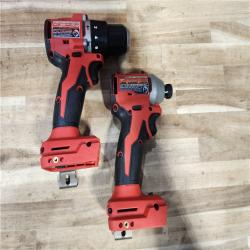 HOUSTON LOCATION - AS-IS Milwaukee 18-Volt Lithium-Ion Brushless Cordless Compact Hammer Drill/Impact Combo Kit