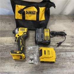 AS-IS DEWALT Atomic 20V Max Lithium-Ion Brushless Cordless Compact 1/4 in. Impact Driver Kit