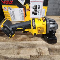 HOUSTON LOCATION - AS-IS DeWalt Flexvolt 60V Max Cordless Grinder  4.5 in; 6 in  Kit  W/ (2) BATTERY & CHARGER (DCG418X2)