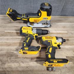 HOUSTON LOCATION - AS-IS DEWALT 3 TOOL COMBO KIT W/ (2) BATTERY & CHARGER