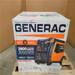 CALIFORNIA NEW GENERAC 3800/3000-WATT DUAL FUEL INVERTER GENERATOR  FULLY ENCLOSED CASE