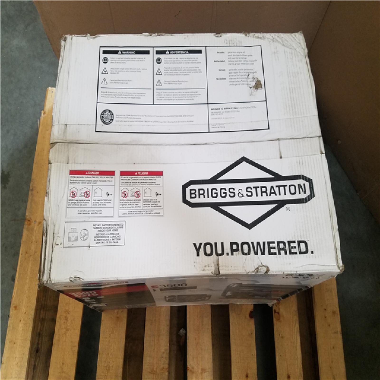 California AS-IS Briggs & Stratton Portable Generator